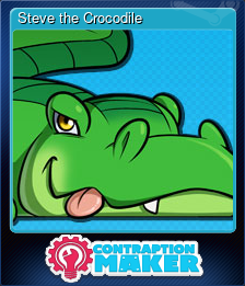 Series 1 - Card 6 of 6 - Steve the Crocodile