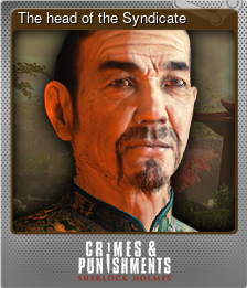 Series 1 - Card 7 of 8 - The head of the Syndicate
