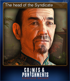Series 1 - Card 7 of 8 - The head of the Syndicate