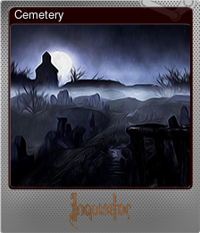 Series 1 - Card 4 of 8 - Cemetery