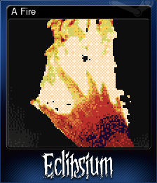 Series 1 - Card 2 of 8 - A Fire