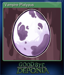 Series 1 - Card 6 of 8 - Vampire Platypus