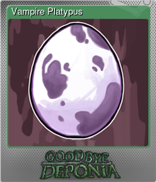 Series 1 - Card 6 of 8 - Vampire Platypus