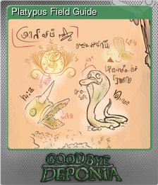 Series 1 - Card 4 of 8 - Platypus Field Guide