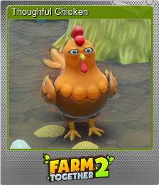 Series 1 - Card 2 of 7 - Thoughful Chicken