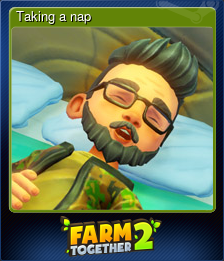 Taking a nap