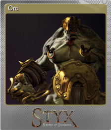 Series 1 - Card 3 of 6 - Orc