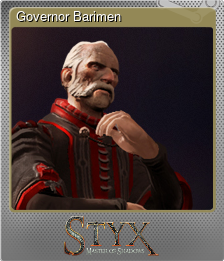 Series 1 - Card 2 of 6 - Governor Barimen