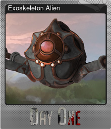 Series 1 - Card 2 of 5 - Exoskeleton Alien