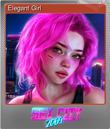 Series 1 - Card 5 of 5 - Elegant Girl