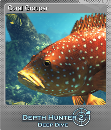 Series 1 - Card 3 of 15 - Coral Grouper