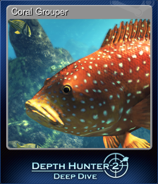 Series 1 - Card 3 of 15 - Coral Grouper
