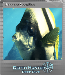 Series 1 - Card 8 of 15 - Pennant Coralfish
