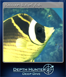 Series 1 - Card 9 of 15 - Raccoon Butterflyfish