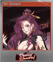 Series 1 - Card 5 of 8 - Mo Qianqian