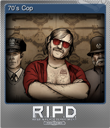 Series 1 - Card 7 of 9 - 70’s Cop