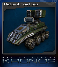 Series 1 - Card 5 of 9 - Medium Armored Units