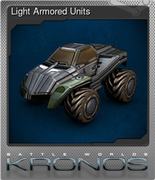 Series 1 - Card 4 of 9 - Light Armored Units