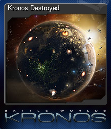 Series 1 - Card 7 of 9 - Kronos Destroyed
