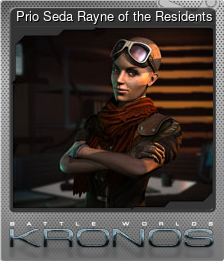 Series 1 - Card 9 of 9 - Prio Seda Rayne of the Residents