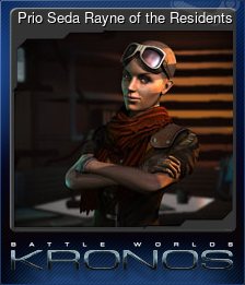 Series 1 - Card 9 of 9 - Prio Seda Rayne of the Residents