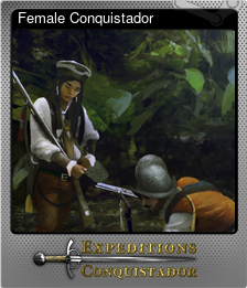 Series 1 - Card 5 of 7 - Female Conquistador