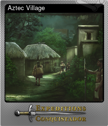 Series 1 - Card 2 of 7 - Aztec Village