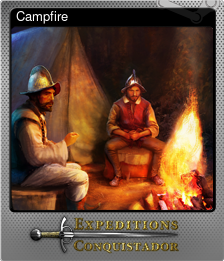 Series 1 - Card 4 of 7 - Campfire