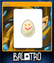 Series 1 - Card 14 of 15 - Egg