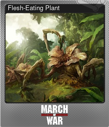 Series 1 - Card 8 of 12 - Flesh-Eating Plant