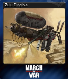 Series 1 - Card 10 of 12 - Zulu Dirigible