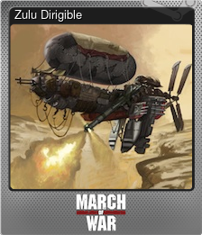 Series 1 - Card 10 of 12 - Zulu Dirigible