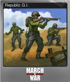 Series 1 - Card 1 of 12 - Republic G.I.