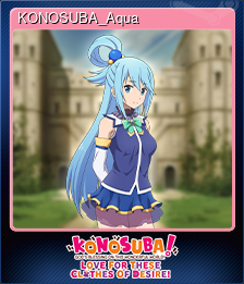 Series 1 - Card 1 of 8 - KONOSUBA_Aqua