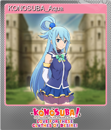 Series 1 - Card 1 of 8 - KONOSUBA_Aqua
