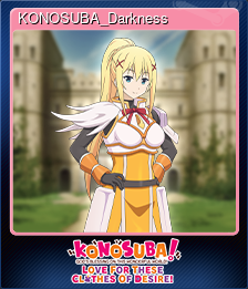 Series 1 - Card 3 of 8 - KONOSUBA_Darkness