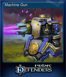 Series 1 - Card 9 of 10 - Machine Gun