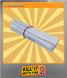 Series 1 - Card 6 of 10 - Newspaper