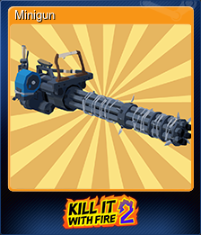Series 1 - Card 4 of 10 - Minigun