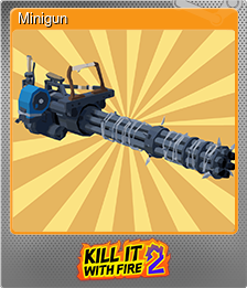 Series 1 - Card 4 of 10 - Minigun