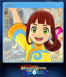 Series 1 - Card 5 of 10 - Lilia