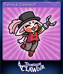 Series 1 - Card 5 of 10 - Felina & Creampuff