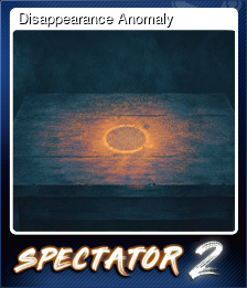 Disappearance Anomaly