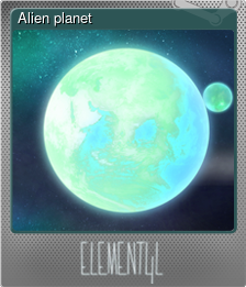 Series 1 - Card 2 of 5 - Alien planet
