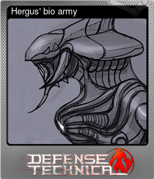 Series 1 - Card 5 of 9 - Hergus' bio army