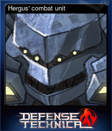 Series 1 - Card 4 of 9 - Hergus' combat unit