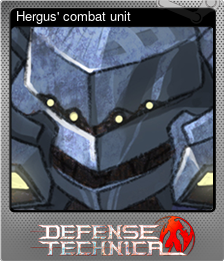Series 1 - Card 4 of 9 - Hergus' combat unit