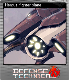 Series 1 - Card 3 of 9 - Hergus' fighter plane