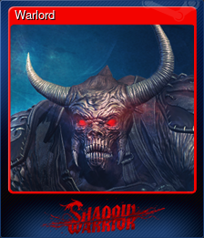 Series 1 - Card 6 of 7 - Warlord