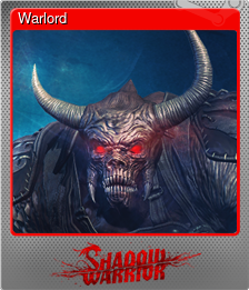 Series 1 - Card 6 of 7 - Warlord